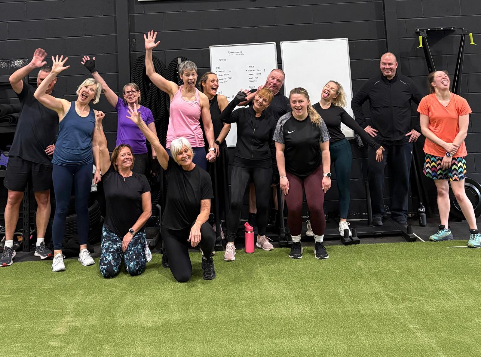 Members training together